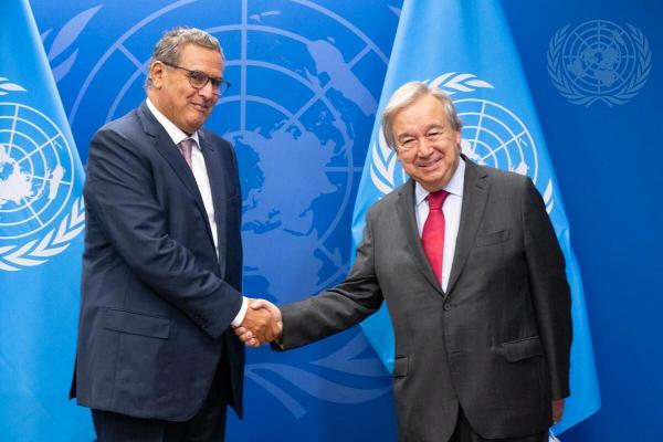 تفاصيل لقاء جمع أخنوش بأنطونيو غوتيريش في نيويورك