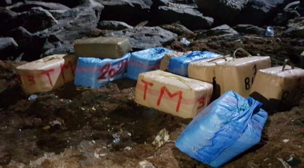 إحباط محاولة تهريب كمية ضخمة من الحشيش بشاطئ كابو نيكرو