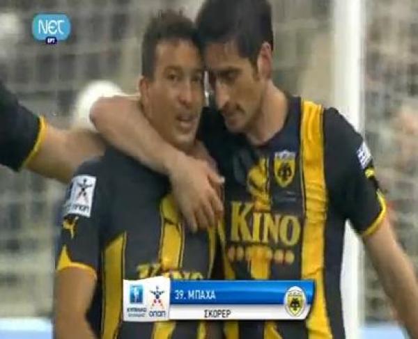 نبيل باها هداف و بطل كأس اليونان