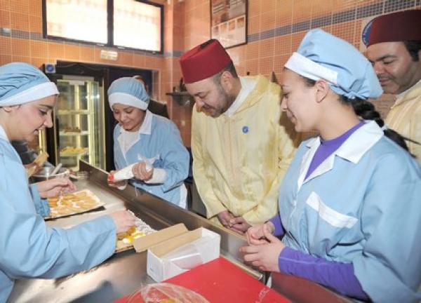 الملك يزور جناح النساء بالسجن المحلي بمراكش