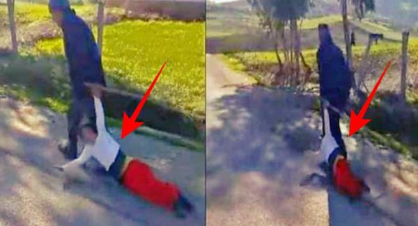 فيديو "عجوز" يسحل" حفيدته" الصغيرة على "الأرض" يحرك غضب "مغاربة الفيسبوك" ويعجل بتدخل مصالح "الدرك الملكي"