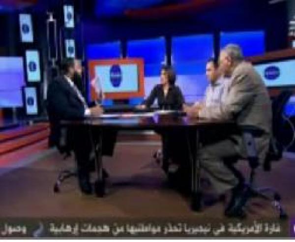  مذيعة تطرد مدير حملة أبو إسماعيل بعد اتهامها بأنها (يهودية) الأصل