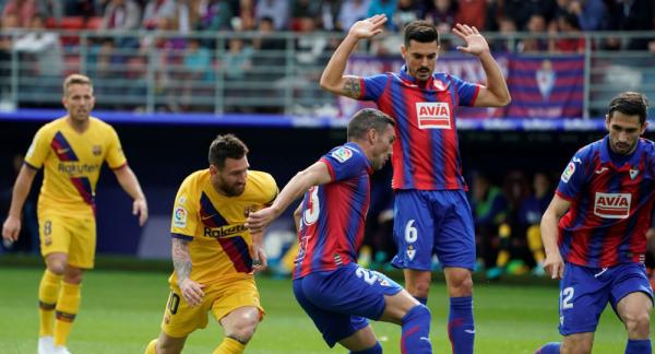 بالفيديو: فوز برشلونة على إيبار بثلاثية ومفارقة تحدث لأول مرة في المباراة