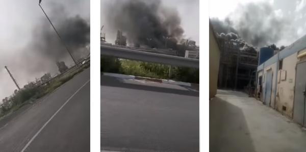 حريق بمركب فوسفور بآسفي يودي بحياة عامل وإصابة آخرين (فيديو)