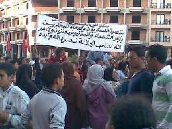 قدماء المحاربين و القوات المساعدة بطاطا يطالبون بتحسين اوضاعهم