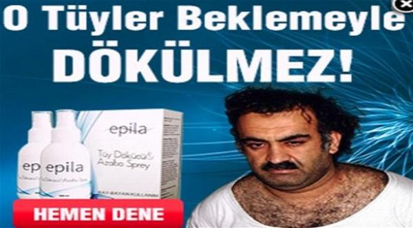 شركة تركية تستخدم صورة قيادي بالقاعدة لإعلان إزالة شعر