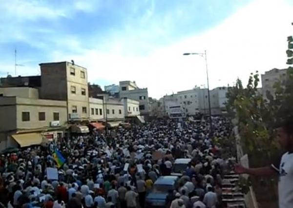مسيرة حاشدة لحركة 20 فبراير طنجـة 