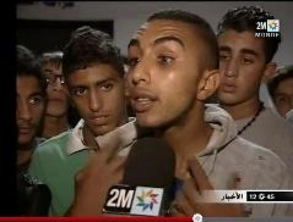 حادثة  الناعورة على قناة دوزيم 