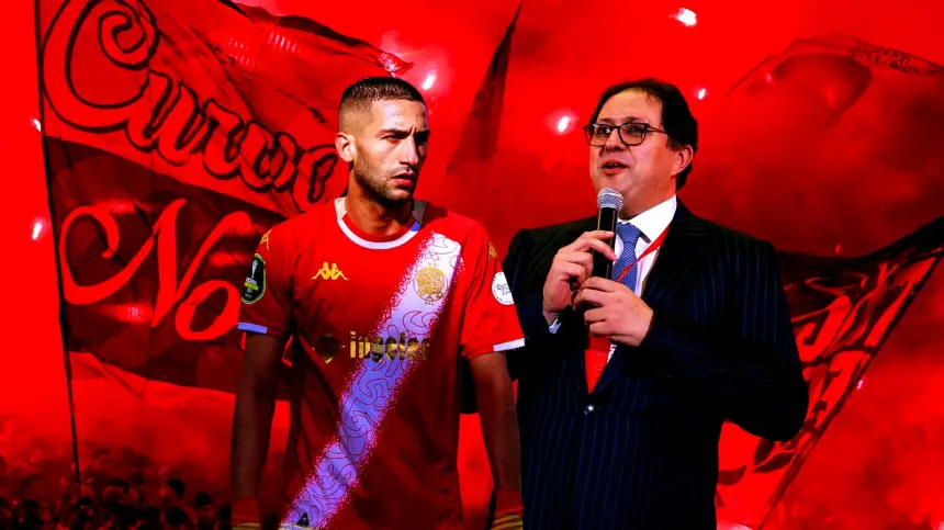 لأول مرة.. "آيت منا" يكشف السر الحقيقي وراء إقناع "زياش" بالانضمام إلى الوداد