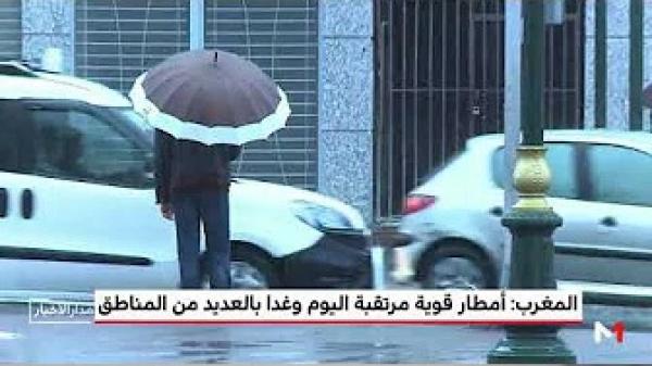 نشرة خاصة .. أمطار قوية مرتقبة بالعديد من مناطق المملكة