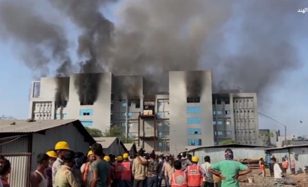 حريق في أكبر معهد لإنتاج اللقاحات في العالم في الهند