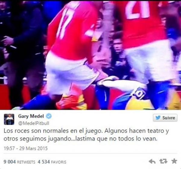 ميدل يدهس نيمار أيضا في "تويتر" !