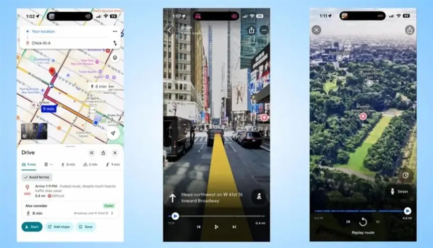 ميزة “العرض الغامر” في خرائط غوغل تغيّر تجربة التنقل داخل المدن الكبرى