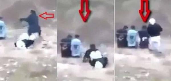 قبل إعدامه بثوان.. رجل يخطف سلاح “الدواعش” ويطلق النار عليهم (فيديو)