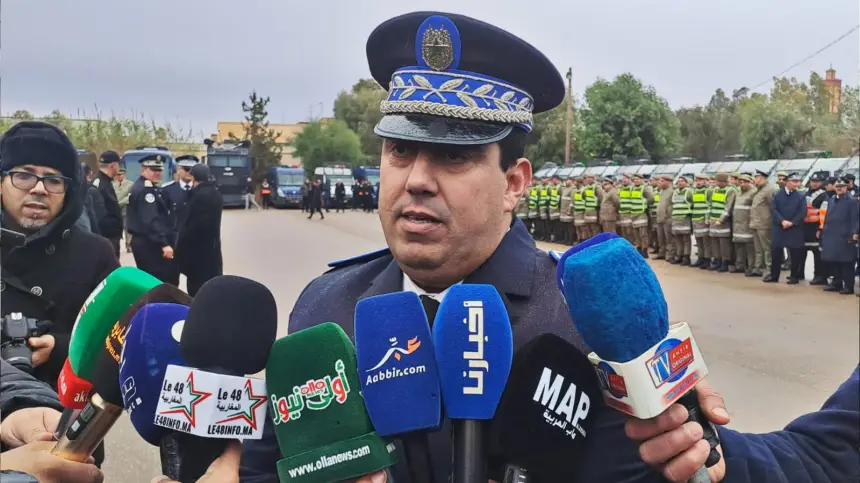 ولاية أمن وجدة تستعد لتأمين ليلة رأس السنة بتلوينات متنوعة من رجال الأمن