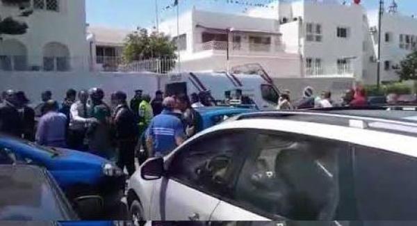 بالفيديو: لحظة اعتقال الشخص الذي هاجم إمام مسجد حسان