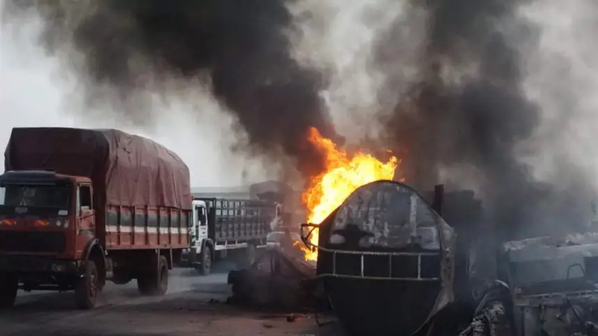 18 قتيلا في حادث جديد لشاحنة وقود جنوب شرق نيجيريا