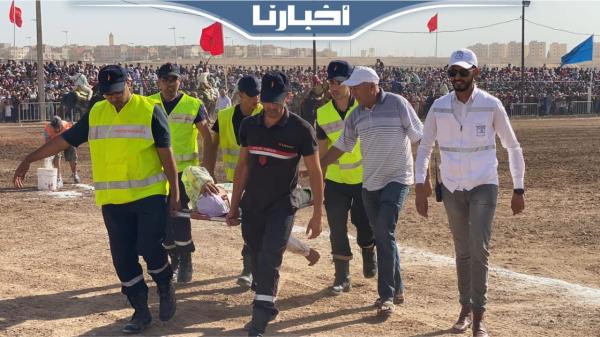 سقوط فارسين يحبس الأنفاس بموسم سطات