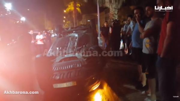 وجدة: انقلاب سيارة أمام الحي الجامعي ونقل المصابين على وجه السرعة للمستشفى لتلقي العلاجات الضرورية