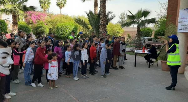 جمعية "إيلاف للفنون المسرحية والتشكيلية" تنظم يوما تحسيسيا للسلامة الطرقية