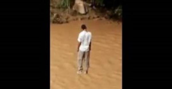 بالفيديو.. انتحار شاب شنقا في قنطرة واد سبو