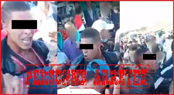 الأمن يضع يده على الشخص الذي ظهر في فيديو الاعتداء باللكم على أمنيين بالمهدية