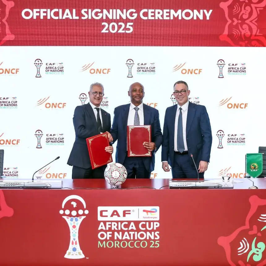 الـONCF الراعي الرسمي لكأس إفريقيا للأمم طوطال إنرجيز -المغرب 2025