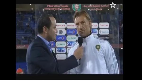 رونار يشيد بأداء بعض لاعبي البطولة المغربية عقب الفوز على تونس