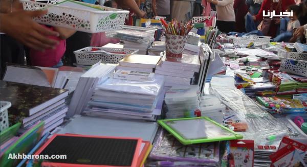 استعدادات تجار سوق مليلية بوجدة للدخول المدرسي..."السلعة موجودة والأثمنة في المتناول.."
