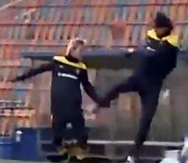 إبراهيموفيتش يرفس زميله في المنتخب