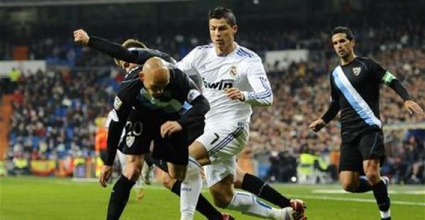ريال مدريد يكتسح ملقا بسباعية نظيفة و رونالدو يلحق ميسي في صدارة الهدافين