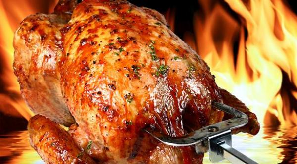  يحتوي الدجاج المشوي على أقل قدر من السعرات الحرارية 