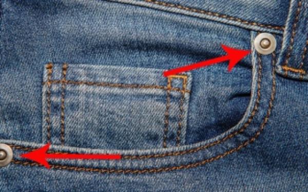 ما هي فائدة الأزرار على جيوب سروال "الجينز" ؟