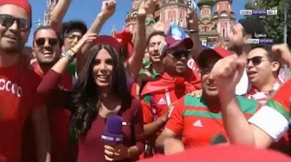 الجماهير المغربية تجتاح الساحة الحمراء بالعاصمة موسكو استعدادا لتشجيع الأسود أمام البرتغال