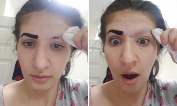 بالفيديو: فقدت حاجبيها بسبب جهلها باللغة الصينية