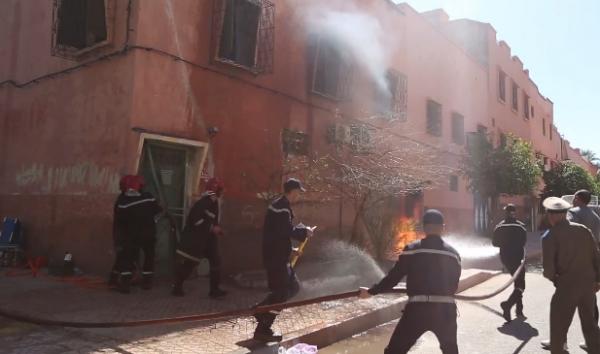 مراكش .. سيدة تحاول تفجير منزلها بعد امتناعها عن تنفيذ قرار الإفراغ (فيديو)