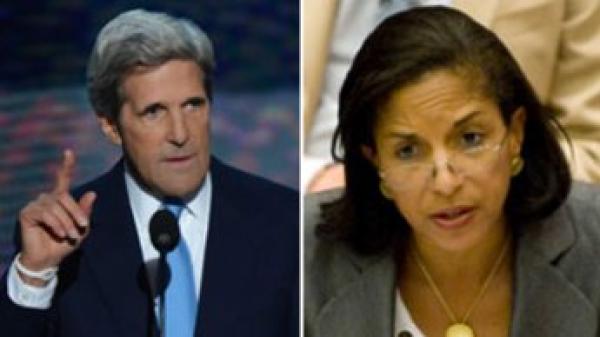 سوزان رايس وجون كيري أبرز المرشحين لخلافة كلينتون في منصب وزير الخارجية 
