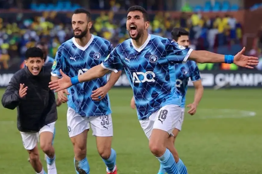 الكرتي ينقذ بيراميدز من الهزيمة أمام صن داونز ويقوده لتعادل ثمين في ذهاب نهائي العصبة