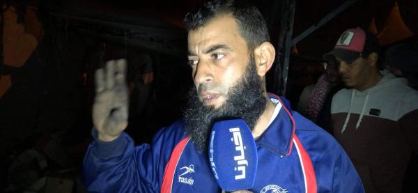 انزكان ..حريق ضخم يأتي على محلات تجارية بأحد المعارض بساحة السعادة