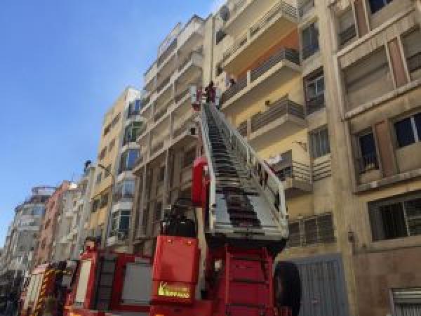 سيدة تلقي بنفسها من الطابق الرابع إثر اندلاع حريق في العمارة التي تقطن بها بالدار البيضاء