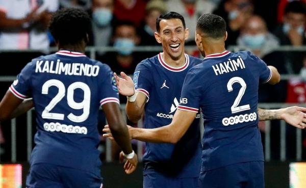 باريس سان جيرمان يحقق فوزا صعبا على بريست وحكيمي يتألق ويحصل على أفضل تنقيط(صورة)
