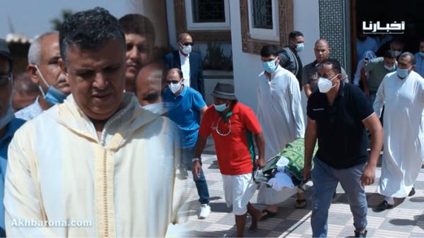 من جنازة والدة الأمين العام لحزب الأصالة والمعاصرة بأكادير
