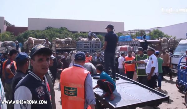 هكذا يسهر رجال الحموشي على تأمين الأسواق الأسبوعية قبل عيد الأضحى