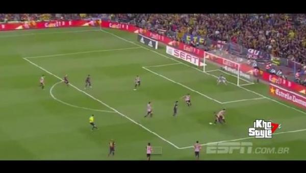 جنون المعلقين وقت هدف ميسي الاسطوري