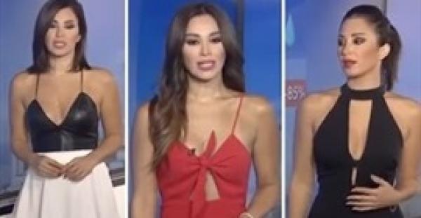 بالفيديو.. مذيعة عربية تثير الجدل بسبب ملابسها
