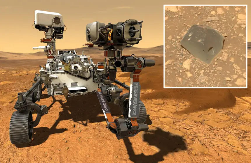 على شكل جمجمة بشرية.. رصد جسم غامض على المريخ