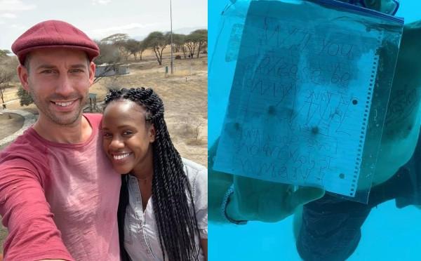 طلب زواج تحت الماء ينتهي بمصرع "العريس" غرقا (فيديو)