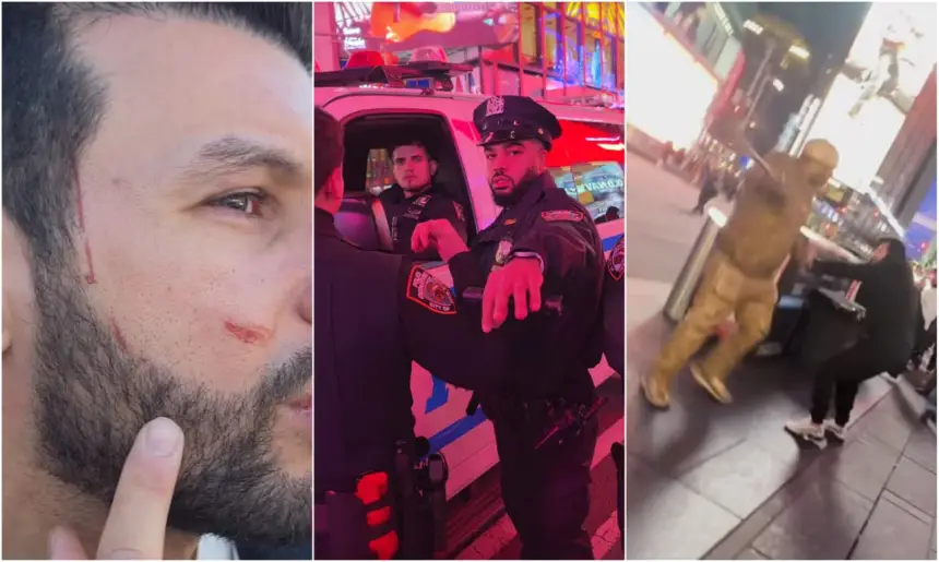 صورة تدفع "الرجل الذهبي" للاعتداء على مؤثر مغربي شهير في شوارع نيويورك