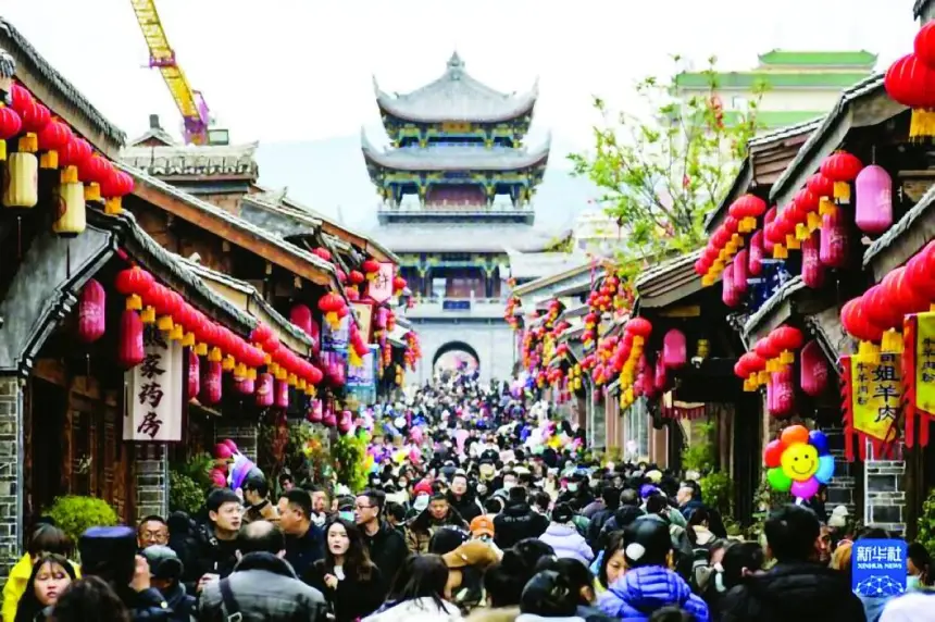 الصين تسجل رقماً قياسياً في السفر الداخلي خلال مهرجان الربيع