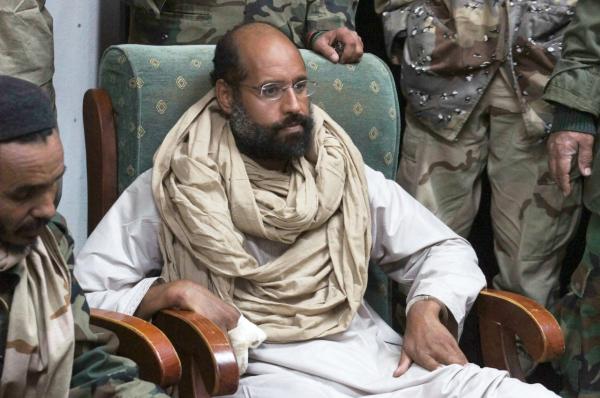 بعد سنوات قضاها في السجن … نجل القذافي حر طليق